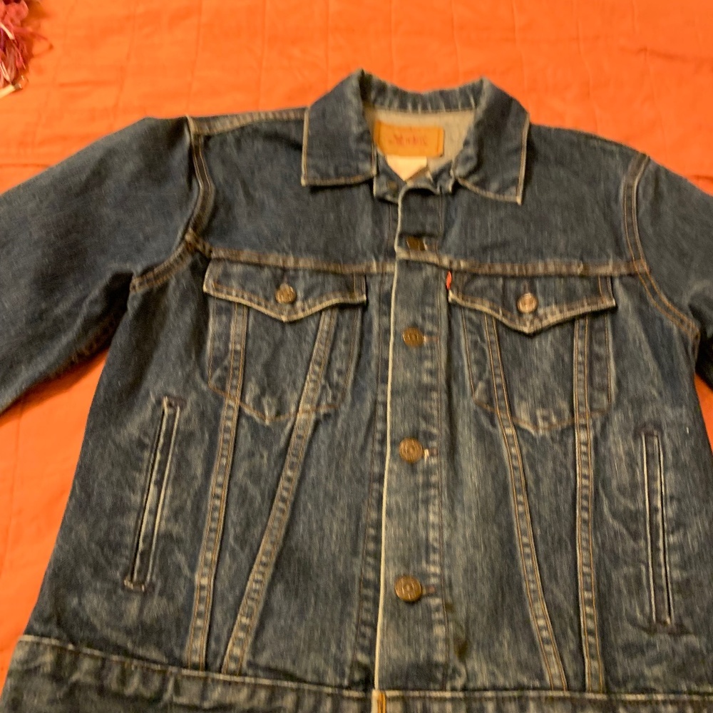 U2 Vintage Levi's Denim U2 Jean Jacket small